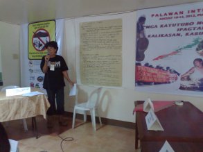 Inter-tribal forum in Palawan